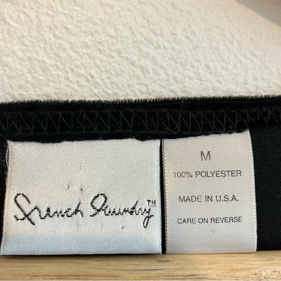 Long Sleeve Black Velvet with Embossed Roses - Picture 7 of 7